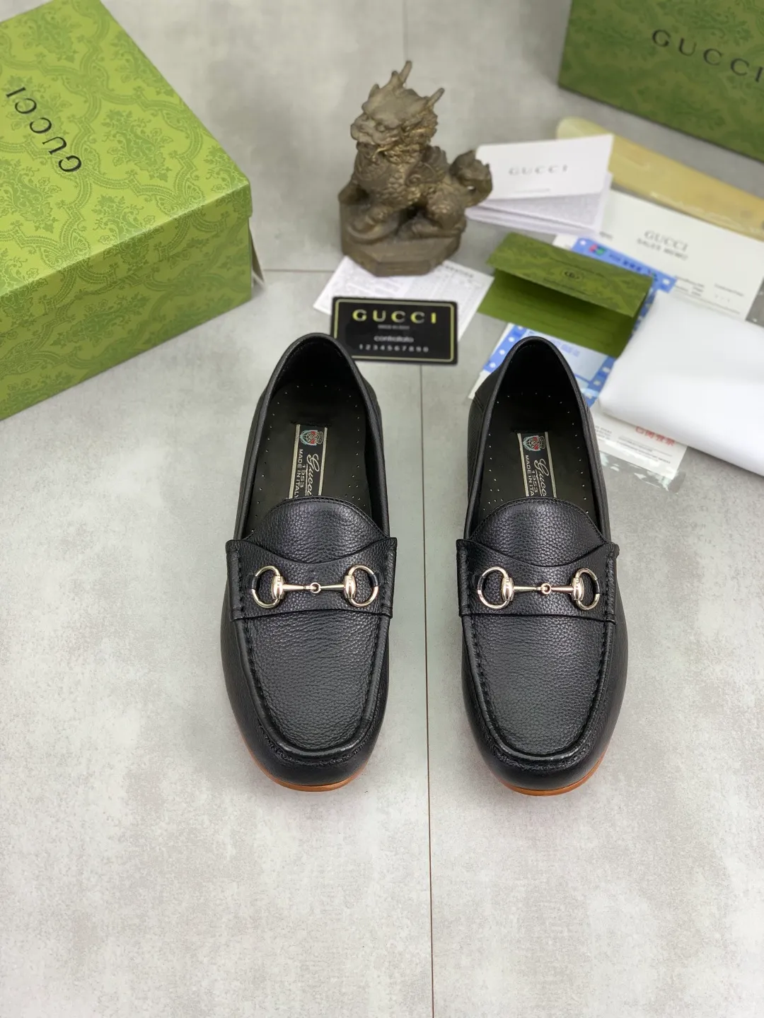 Men's men's shoes 💰P540 [New style] Water-dyed cowhide 💰💎💎💎 [Gucci] Gucci high-end men's formal business leather shoes, original order 1:1 authentic goods! Original imported high-end washed calfskin, original metal buckle, imported first-layer cowhide lining for feet, original outsole, men's shoe size: 38-44, multiple colors available